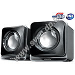 Изображение Акустическая система SVEN CUBIC-2 black, 2*2W speaker, 2mini-jack 3,5 + USB Фото Акустическая система SVEN CUBIC-2 black, 2*2W speaker, 2mini-jack 3,5 + USB