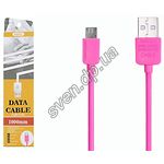 Изображение Кабель REMAX RC-006m Light USB-MicroUSB 1м Pink 2.1A Фото Кабель REMAX RC-006m Light USB-MicroUSB 1м Pink 2.1A