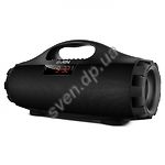 Изображение SVEN PS-460 (black) портативная система 2x9 Вт, Li-Ion аккумулятор, microSD,FM,BT,LED дисплей Фото SVEN PS-460 (black) портативная система 2x9 Вт, Li-Ion аккумулятор, microSD,FM,BT,LED дисплей