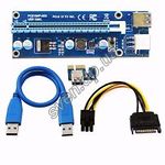 Изображение Переходник рейзер Pashkadal RX-Riser-007 Blue PCI-Express x1 to x16 SATA Power Фото Переходник рейзер Pashkadal RX-Riser-007 Blue PCI-Express x1 to x16 SATA Power