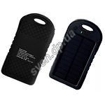 Изображение Внешний аккумулятор Power Bank Smartfortec ES500 solar black 5000mAh + солнечная батарея Фото Внешний аккумулятор Power Bank Smartfortec ES500 solar black 5000mAh + солнечная батарея