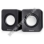 Фото Акустическая система REAL-EL S-11 black, 2*2W speaker, mini-jack 3,5/USB