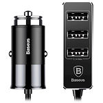 Изображение Автомобильное ЗУ Baseus CCTON-01 Black, 4*USB-A, 5.5A Фото Автомобильное ЗУ Baseus CCTON-01 Black, 4*USB-A, 5.5A