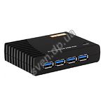 Изображение Концентратор HUB USB 3.0 STLab U-540 black, 4 ports, с БП черный Фото Концентратор HUB USB 3.0 STLab U-540 black, 4 ports, с БП черный