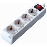 Фото Standard PRO 3G-5/3M белый, удлинитель 3 метра, 4 розетки, 3Gx0,75 мм2, 2200 Вт /40шт в кор