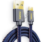 Изображение Кабель REMAX RC-096m Cowboy USB-MicroUSB 1.2м Blue 2.1A Фото Кабель REMAX RC-096m Cowboy USB-MicroUSB 1.2м Blue 2.1A