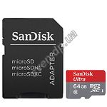 Изображение microSD XC 64Gb SanDisk Class 10 UHS-I (c переходником на SD, SDSQUNC-064G-GN6MA) Фото microSD XC 64Gb SanDisk Class 10 UHS-I (c переходником на SD, SDSQUNC-064G-GN6MA)