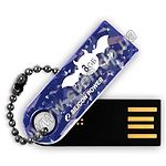 Фото USB Flash - 8GB (SILICON POWER Touch 820 blue с летучей мышью)