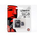 Изображение microSD HC 16Gb KINGSTON Class10 (SDC10/16GB с переходником на полный SD) Фото microSD HC 16Gb KINGSTON Class10 (SDC10/16GB с переходником на полный SD)