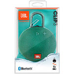 Изображение JBL Clip 3 Turquoise (JBLCLIP3TEAL) портативная система 3Вт, Li-Ion аккум., водонепрониц. , мик., BT Фото JBL Clip 3 Turquoise (JBLCLIP3TEAL) портативная система 3Вт, Li-Ion аккум., водонепрониц. , мик., BT
