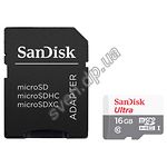Изображение microSD HC 16Gb SanDisk Ultra Class 10 UHS-I (SDSQUNS-016G-GN3MA) с переходником, Фото microSD HC 16Gb SanDisk Ultra Class 10 UHS-I (SDSQUNS-016G-GN3MA) с переходником,