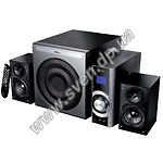 Изображение Акустическая система Edifier C5 black, 2.1, 35W Woofer + 2*9W speaker, FM, USB, SD, Внешний блок Фото Акустическая система Edifier C5 black, 2.1, 35W Woofer + 2*9W speaker, FM, USB, SD, Внешний блок