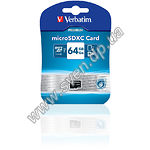 Изображение microSD XC 64Gb Verbatim Class10 UHS-1 (без переходника) {44014} Фото microSD XC 64Gb Verbatim Class10 UHS-1 (без переходника) {44014}
