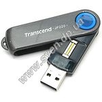 Изображение USB Flash - 4GB (TRANSCEND JetFlash TS4GJF220) Со сканером отпечатка пальца Фото USB Flash - 4GB (TRANSCEND JetFlash TS4GJF220) Со сканером отпечатка пальца