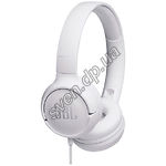Изображение JBL TUNE T500 White (JBLT500WHT), наушники накладные с микрофоном Фото JBL TUNE T500 White (JBLT500WHT), наушники накладные с микрофоном