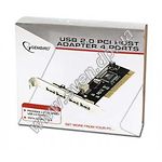 Изображение Контроллер Gembird PCI card, 4 порта USB 2.0 (UPC-20-4P\ 18524) Фото Контроллер Gembird PCI card, 4 порта USB 2.0 (UPC-20-4P\ 18524)