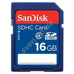 Фото SD HC 16Gb SanDisk  Сlass 4 (SDSDB-016G-B35)
