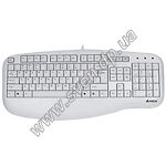 Изображение Клавиатура A4 KLS-30 X-Slim, Укр/Рус/Eng, PS/2, white Фото Клавиатура A4 KLS-30 X-Slim, Укр/Рус/Eng, PS/2, white