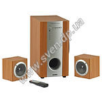 Изображение Акустическая система SVEN MS-1060R wooden, 2.1 30W Woofer + 2*15W speaker, ДУ Фото Акустическая система SVEN MS-1060R wooden, 2.1 30W Woofer + 2*15W speaker, ДУ