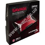 Изображение SSD Kingston HyperX Savage 240Gb 2.5" 7мм SATA3 (SHSS37A/240G) Фото SSD Kingston HyperX Savage 240Gb 2.5" 7мм SATA3 (SHSS37A/240G)