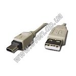 Изображение Кабель Gembird CC-USB2-AM5P-6 (miniUSB) 1,8m Фото Кабель Gembird CC-USB2-AM5P-6 (miniUSB) 1,8m