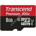 Изображение microSD HC 8GB Transcend Class10 UHS-I ( без переходника, TS8GUSDCU1) Фото microSD HC 8GB Transcend Class10 UHS-I ( без переходника, TS8GUSDCU1)