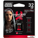 Изображение microSD HC 32Gb GOODRAM IRDM Class10 UHS-II V60 U3(с переходником на SD,IR-M6BA-0320R11)(R280/W110) Фото microSD HC 32Gb GOODRAM IRDM Class10 UHS-II V60 U3(с переходником на SD,IR-M6BA-0320R11)(R280/W110)