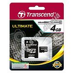 Изображение microSD HC 4GB Transcend Class10 (с переходником на полный SD TS4GUSDHC10) Фото microSD HC 4GB Transcend Class10 (с переходником на полный SD TS4GUSDHC10)