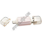 Изображение USB Flash 16Gb Apacer AH190 Dual Lightning Rose Gold USB 3.1 AP16GAH190H-1) Фото USB Flash 16Gb Apacer AH190 Dual Lightning Rose Gold USB 3.1 AP16GAH190H-1)
