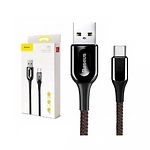 Изображение Кабель Baseus CATXD-A01 X-type USB/Type C, 1м Black 3A Фото Кабель Baseus CATXD-A01 X-type USB/Type C, 1м Black 3A