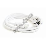 Изображение Кабель питания 220в Cablexpert PC-186-ML12-W, CEE7/7-C5, .8 м, VDE, в БП ноутбуков Фото Кабель питания 220в Cablexpert PC-186-ML12-W, CEE7/7-C5, .8 м, VDE, в БП ноутбуков