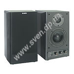 Фото Акустическая система SVEN STREAM Light black, 2x30 Вт, деревянный корпус