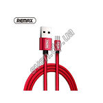 Кабель REMAX RC-091i Fabric USB-Lightning 1м красный 2.1A - фото