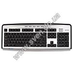 Фото Клавиатура A4 KLS-23 X-Slim, Укр/Рус/Eng, Silver+Black, USB