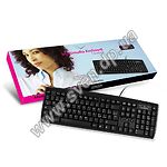Изображение Клавиатура CANYON CNR-KEYB5-RU, PS/2, black Фото Клавиатура CANYON CNR-KEYB5-RU, PS/2, black