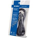 Изображение Кабель питания 220в SVEN 1.8m IEC-320-C13 (art 15459) Фото Кабель питания 220в SVEN 1.8m IEC-320-C13 (art 15459)