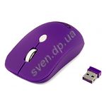 Изображение Мышка Gembird MUSW-102-B Беспроводная оптическая мышка, фиолетовый цвет Фото Мышка Gembird MUSW-102-B Беспроводная оптическая мышка, фиолетовый цвет