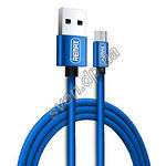 Изображение Кабель REMAX RC-091m Fabric USB-MicroUSB 1м Blue 2.1A Фото Кабель REMAX RC-091m Fabric USB-MicroUSB 1м Blue 2.1A