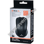 Фото Мышка REAL-EL RM-305 Wireless (black) USB, 2 key, 1 Wheel, 1000dpi