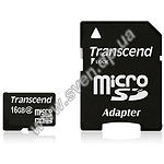 Изображение microSD HC 16GB Transcend (TS16GUSDHC2, с переходником на полный SD) Фото microSD HC 16GB Transcend (TS16GUSDHC2, с переходником на полный SD)