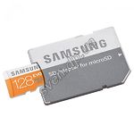 Изображение microSD XC 128 Gb Samsung EVO Class10 UHS-I (c переходником на SD, MB-MP128DA) Фото microSD XC 128 Gb Samsung EVO Class10 UHS-I (c переходником на SD, MB-MP128DA)