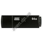 Изображение USB Flash 64Gb GOODRAM EDGE Black UEG2-0640K0R11 Фото USB Flash 64Gb GOODRAM EDGE Black UEG2-0640K0R11