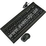 Изображение Клавиатура+мышь A4 GK-870D PS/2 Optic-RADIO (G7-70D), MultiMedia keys, black Фото Клавиатура+мышь A4 GK-870D PS/2 Optic-RADIO (G7-70D), MultiMedia keys, black