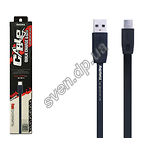 Изображение Кабель REMAX RC-001m Full Speed USB-MicroUSB 2м Black 2.1A Фото Кабель REMAX RC-001m Full Speed USB-MicroUSB 2м Black 2.1A