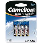 Изображение Батарейка CAMELION R03P-BP4B Super Heavy Duty Blue AAA (4шт/blister) Фото Батарейка CAMELION R03P-BP4B Super Heavy Duty Blue AAA (4шт/blister)