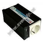 Изображение Инвертор Titan HW-200E6 200W(max 400W) 12V->220V, USB Фото Инвертор Titan HW-200E6 200W(max 400W) 12V->220V, USB