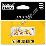 Изображение USB Flash - 8GB (GOODRAM Click White PD8GH2GRCLWR9) Фото USB Flash - 8GB (GOODRAM Click White PD8GH2GRCLWR9)