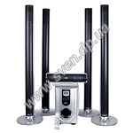 Изображение Комплект акустики Gemix S08-SV6102 (silver/black) 50W Woofer+напольн.5х15W,8 Ohms,AM/FM, ДУ Фото Комплект акустики Gemix S08-SV6102 (silver/black) 50W Woofer+напольн.5х15W,8 Ohms,AM/FM, ДУ
