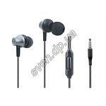 Изображение SERTEC SX-08 наушники с микрофоном (grey/black), тканевая оплетка Фото SERTEC SX-08 наушники с микрофоном (grey/black), тканевая оплетка