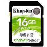 Изображение SD HC 16Gb Kingston Canvas Select Class 10 UHS-I (SDS/16GB) (R-80MB/s) Фото SD HC 16Gb Kingston Canvas Select Class 10 UHS-I (SDS/16GB) (R-80MB/s)